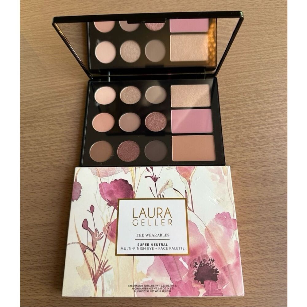 NWT Laura Geller THE WEARABLES - SUPER NEUTRAL - Multi-Finish Eye + Face Palette - Picture 6 of 12